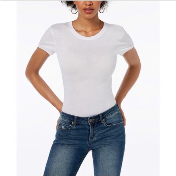 Guess Short Sleeve Crew Neck Bodysuit Size: XS - Picture 7 of 7